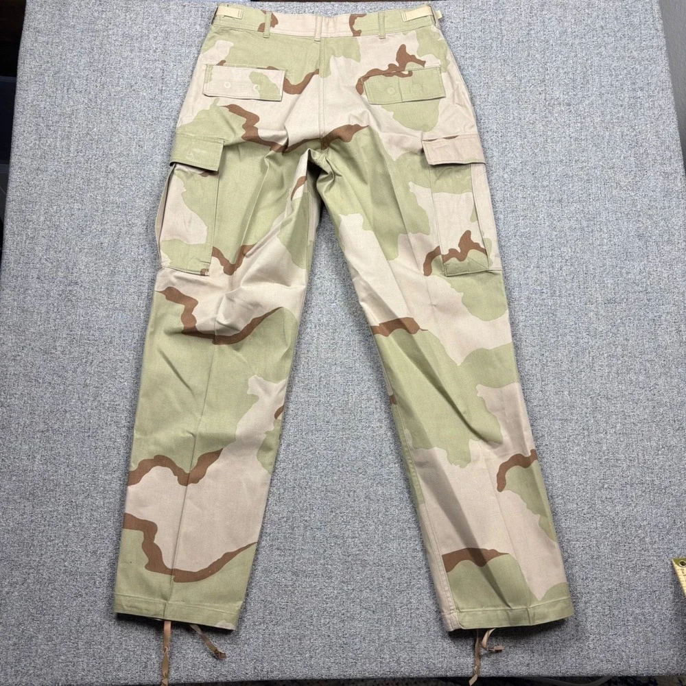 Military Issue Cargo Pants Mens Medium Regular Desert Camo Tactical BDU Tan